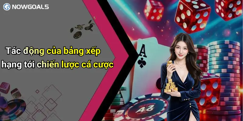 Tác động của bảng xếp hạng tới chiến lược cá cược
