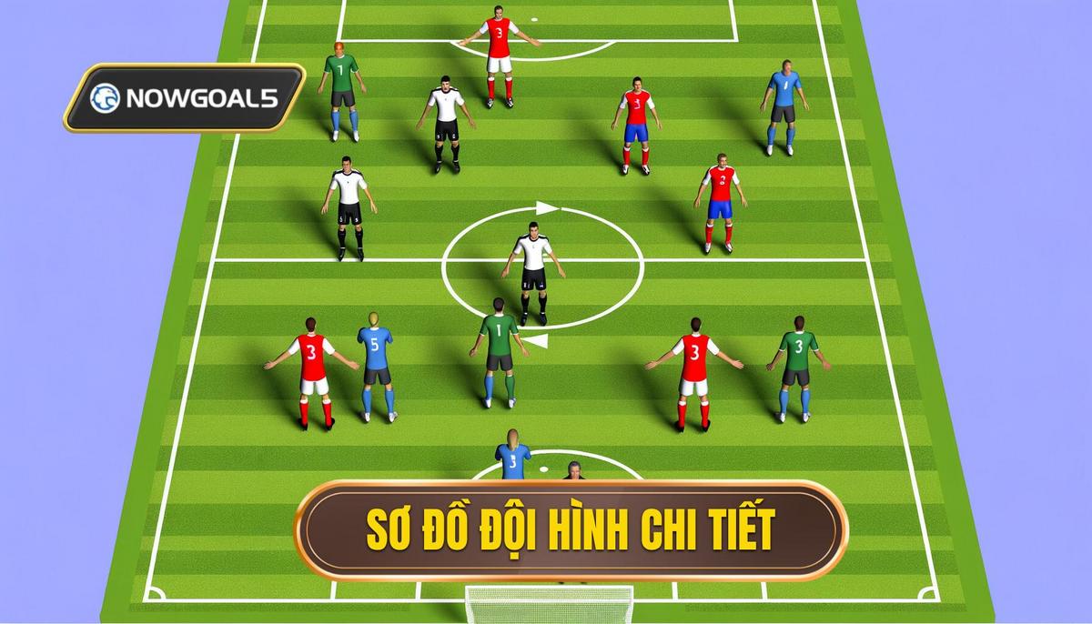 Sơ đồ đội hình chi tiết