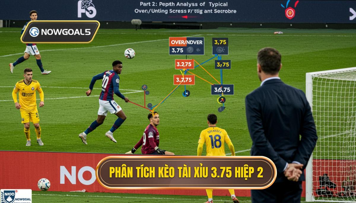 Phần 2_ Phân Tích Kịch Bản Cá Cược Đặc Trưng Của Kèo Tài Xỉu 3.75 Hiệp 2