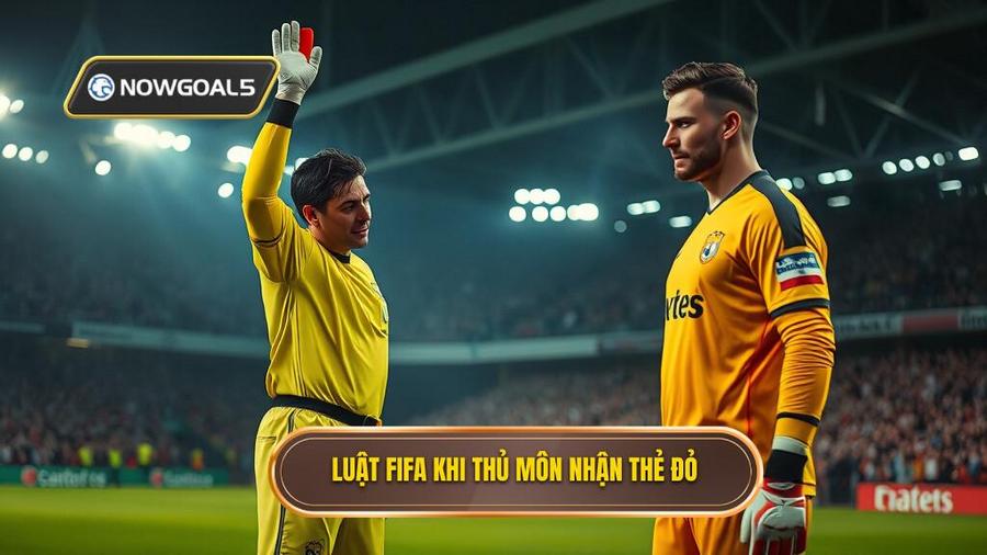 1. Luật FIFA khi thủ môn nhận thẻ đỏ
