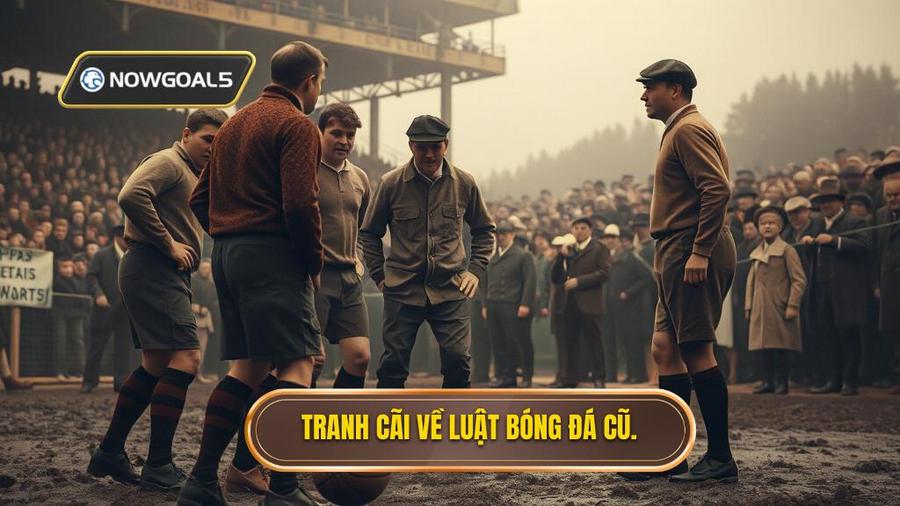1. Tranh cãi về luật bóng đá cũ.