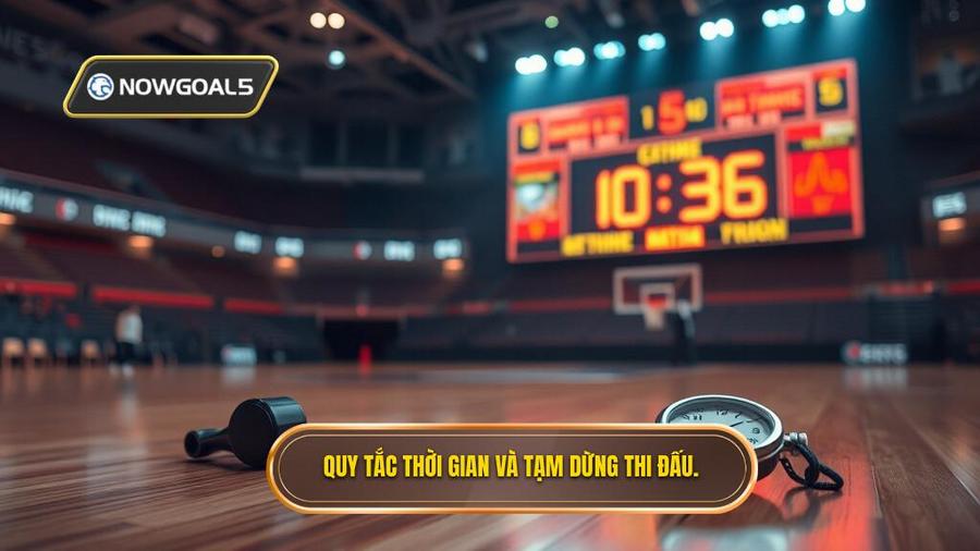 2. Quy tắc thời gian và tạm dừng thi đấu.