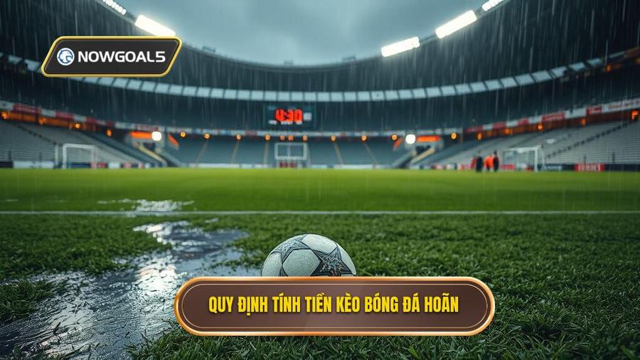 2. Quy định tính tiền kèo bóng đá hoãn